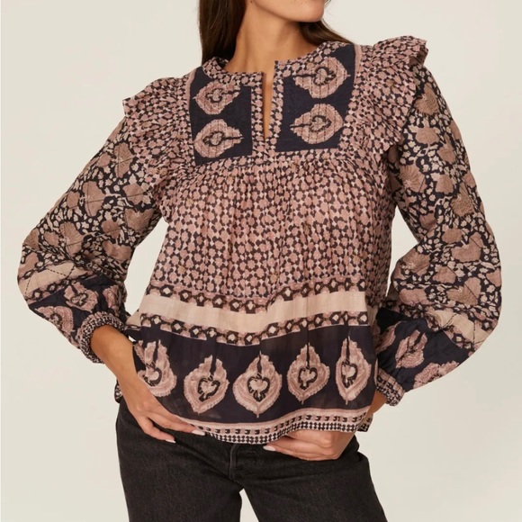 Sea New York Quilted sleeve top - Picture 3 of 7